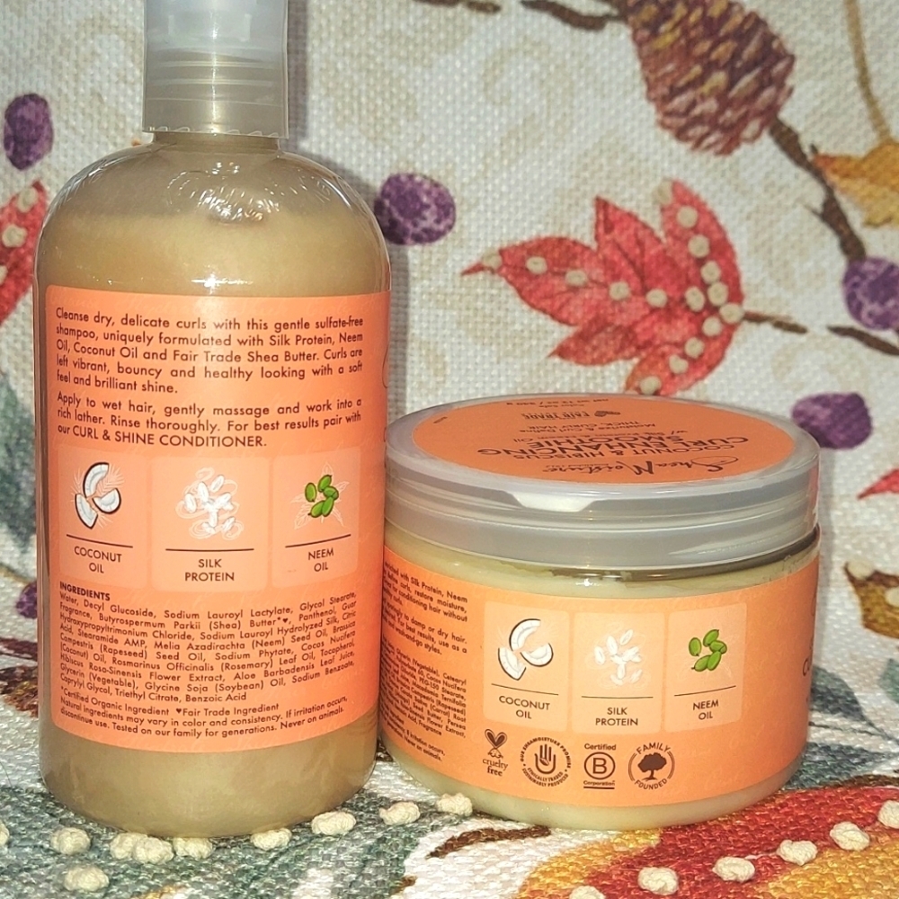 NWT Shea Moisture Coconut and Hibiscus Curly Hair Bundle - Picture 5 of 5